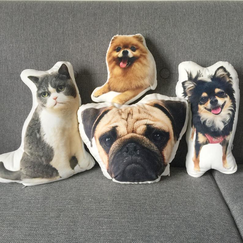 Customize Pillow Double Sided Print P for Pawsome