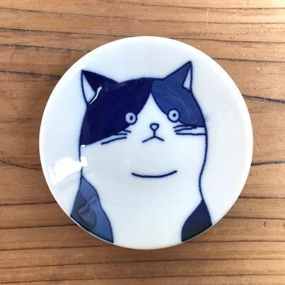 SHICHITA Cat Mini Plate | Japanese Minoyaki Ceramic - P for Pawsome